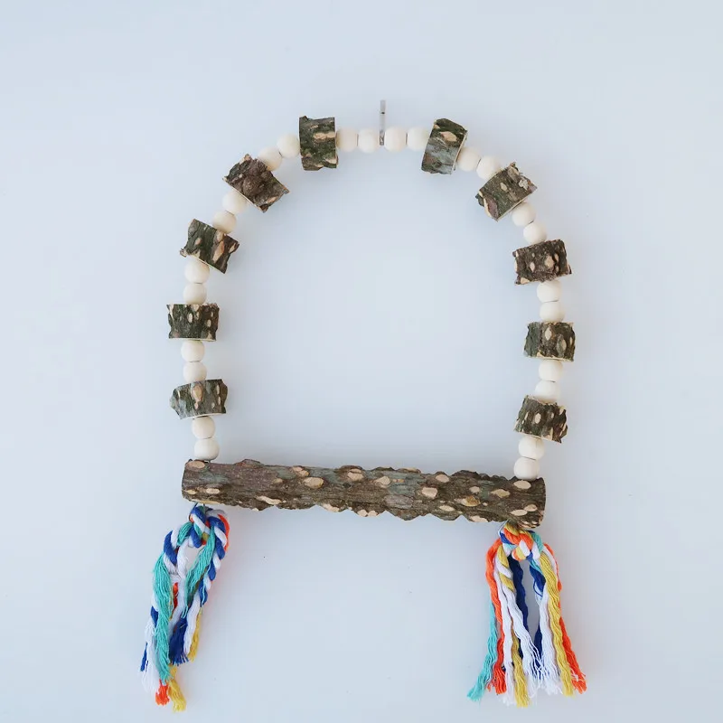 Принадлежности для попугаев птица игрушки перец дерево качели жевательные с