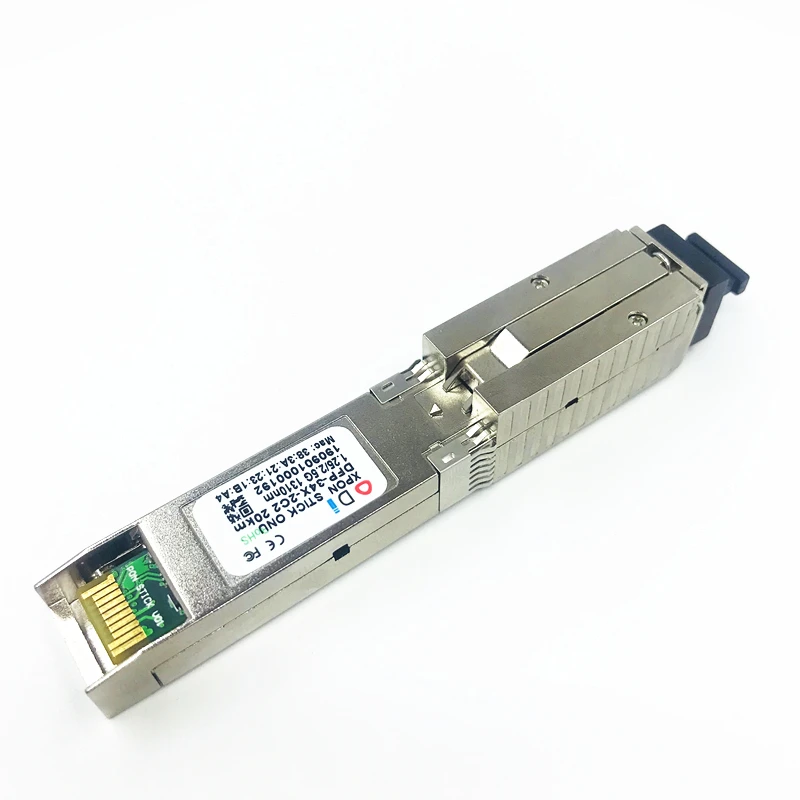 XPON SFP ONU Stick With MAC SC Connector 1490/1330nm DDM pon module 1.25/2.5GCompatible with EPON/GPON( 1.244Gbps/2.55G)802.3ah