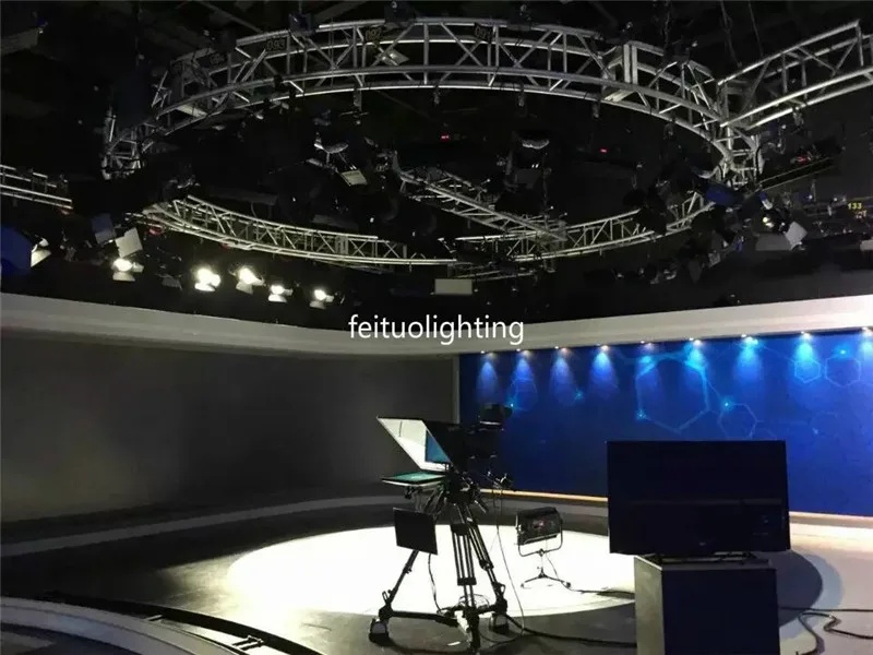 4 шт. студийный светильник IP65 Led Fresnel Точечный с автоматическим зумом 300 Вт WW / CW RGBAL