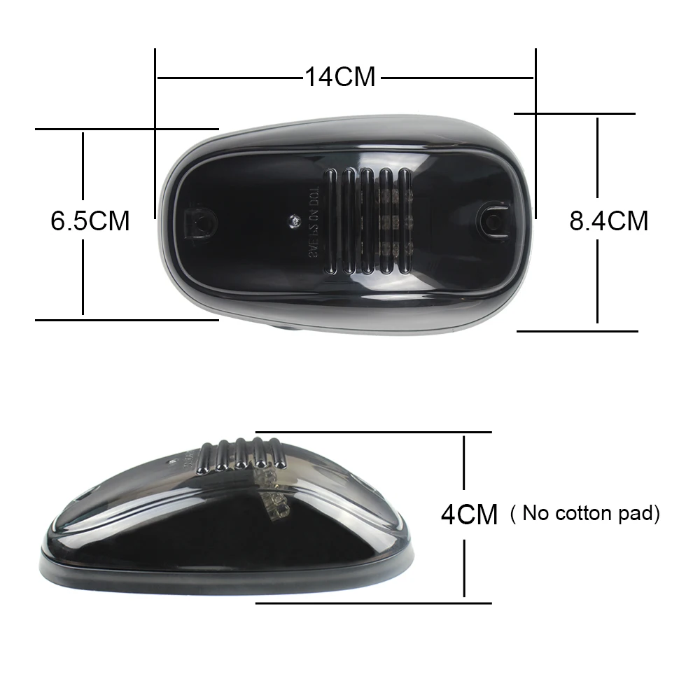 Универсальный 5 шт. 9 светодиодный светильник на крышу кабины s RV желтый