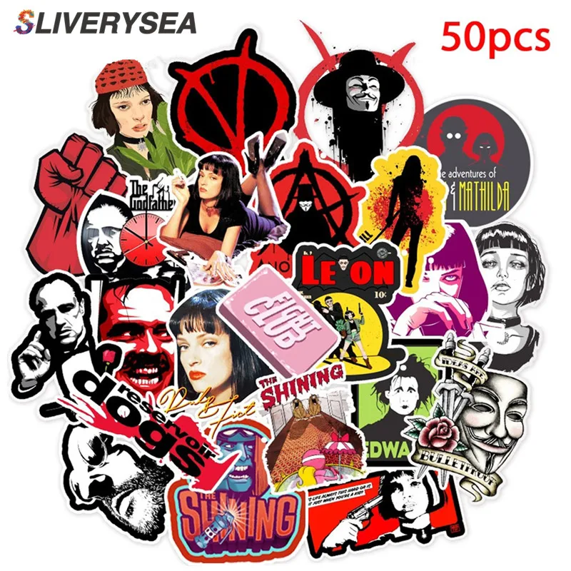 50 шт./компл. Классическая фотография для чемодана ноутбука художественная