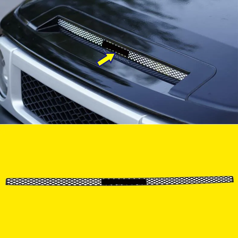 

Для Toyota FJ Cruiser 2007-2014 черная Серебристая стальная передняя решетка радиатора двигателя