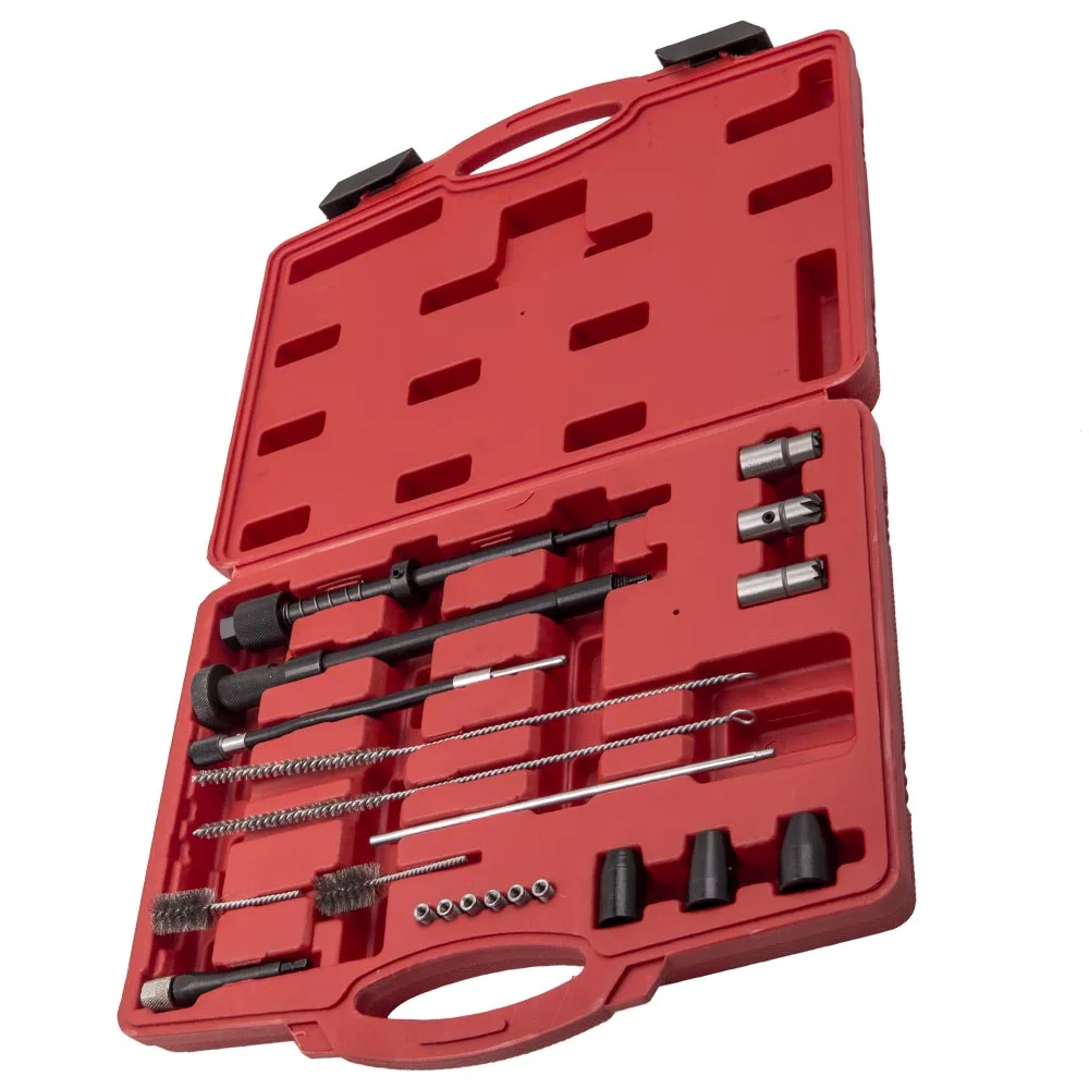 

21pcs Injector Seats Diesel Cleaner Tool Kit Injectors Cutter Cleaning Puller