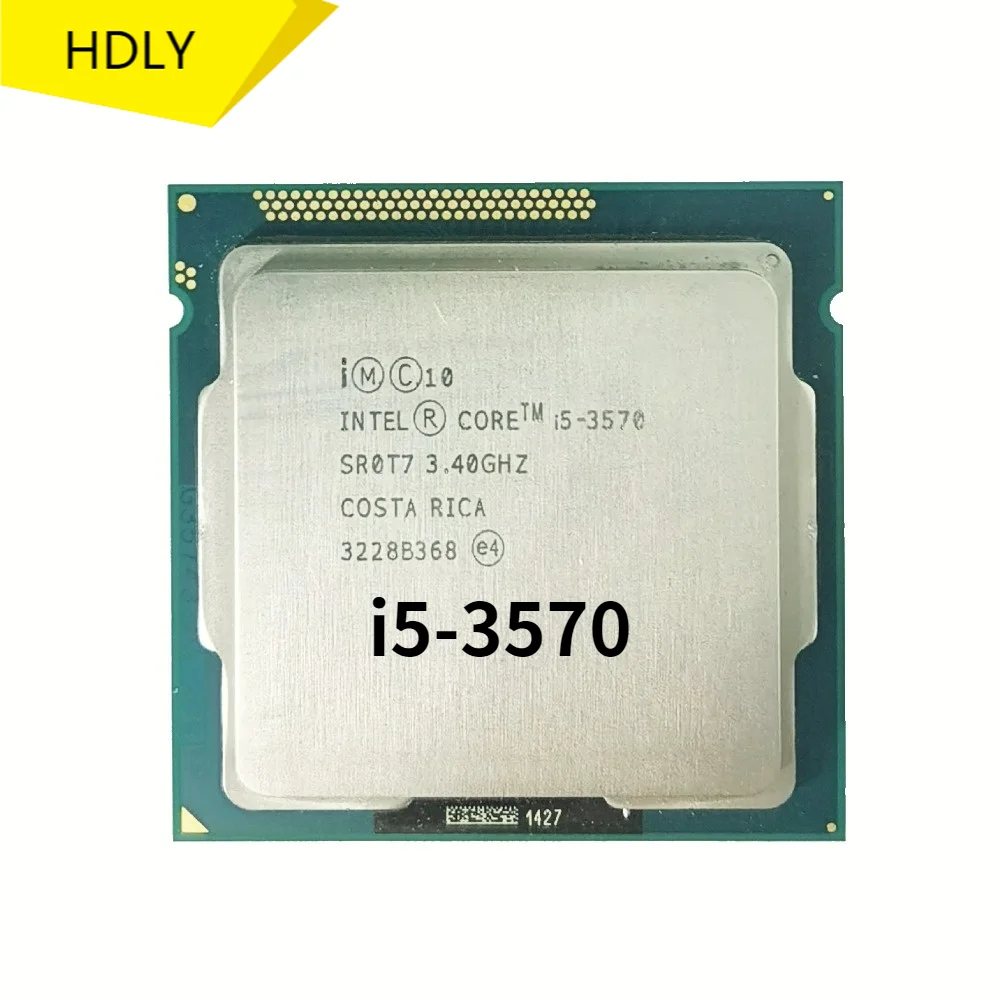

i5 3570 3.4GHz 6M 4 Core 4 Thread 77w LGA1155 Processor desktop ddr3 ram memory