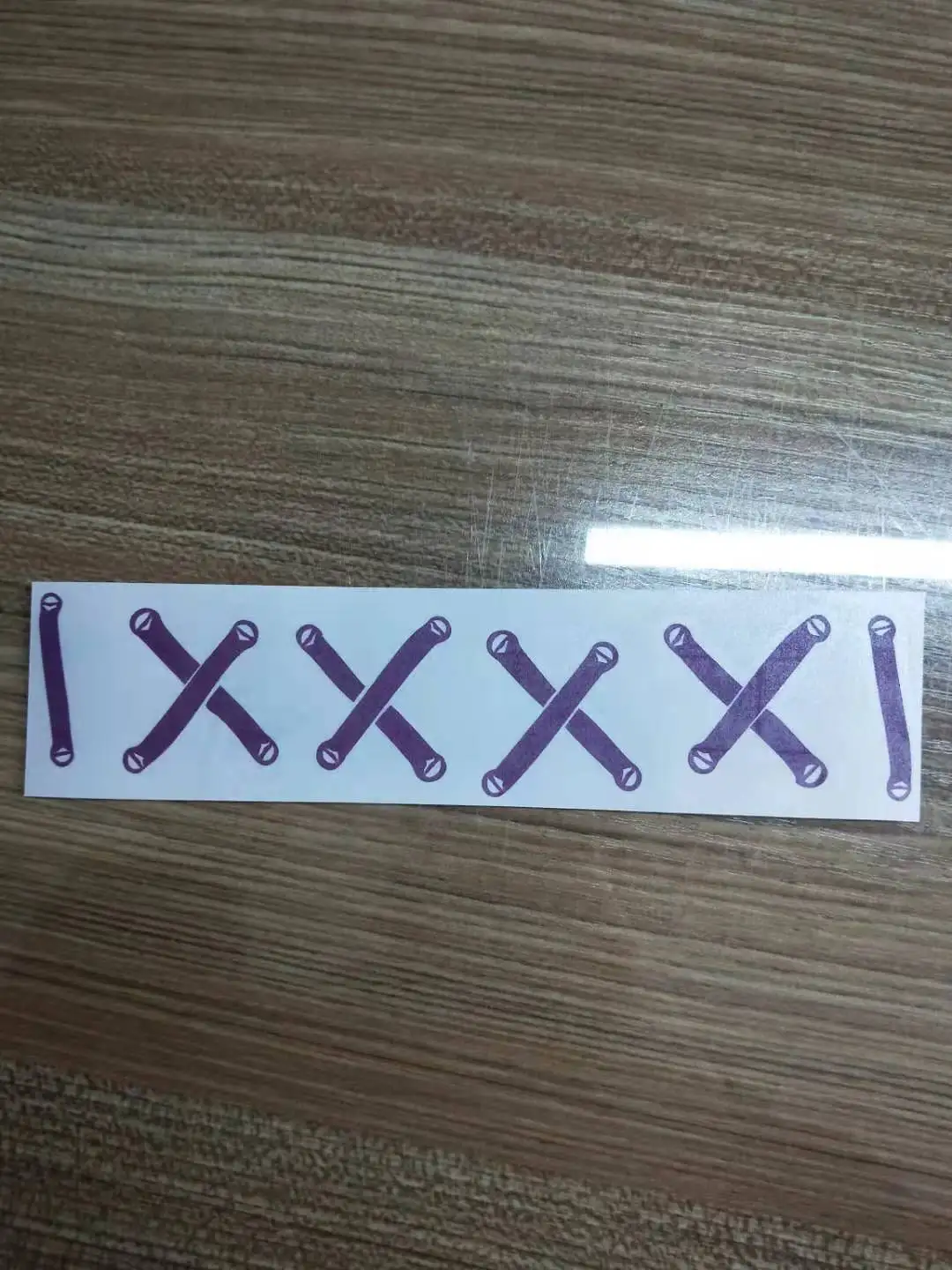 

zip tie stitches laces sticker bumper Funny fix JDM race car truck decal