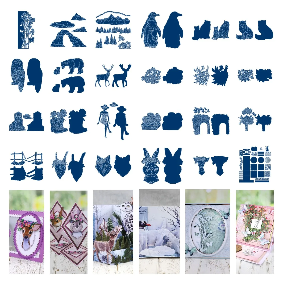 

Animal world sunflower Metal Cutting Dies for DIY Scrapbooking Crafts Dies Cut Maker Photo Album Template Handmade Decoration