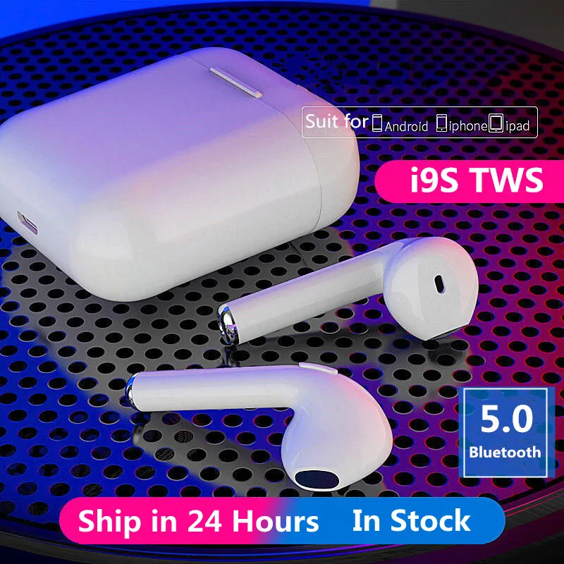 I9s Tws мини беспроводные наушники Bluetooth 5,0, наушники, воздушные наушники, гарнитура с зарядным устройством для iPhone, huawei, Xiaomi