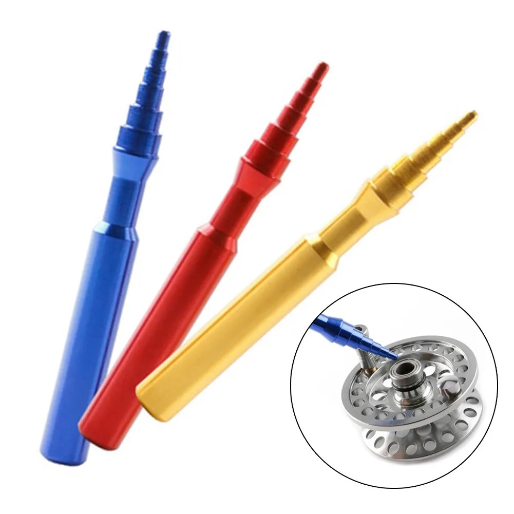 

Fishing Reel Repairing Tool Fish Reel Bearing Inspection Rod Cleaning Stick Aluminum Alloy Maintenance Remover Pesca Iscas Fish