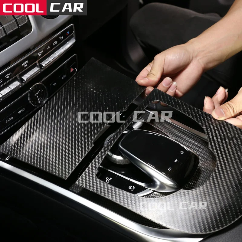 

Suitable for Mercedes-benz G464 G500 / G63 Central Control Mode Panel Decoration Refit Daqo Threshold Bar Carbon Fiber 19-20