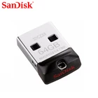 Двойной Флеш-накопитель SanDisk USB 2,0 CZ33 мини ручка накопители 64 ГБ 32 ГБ оперативной памяти, 16 Гб встроенной памяти, 8 ГБ USB флэш-накопитель u-диск USB флешка-ключ