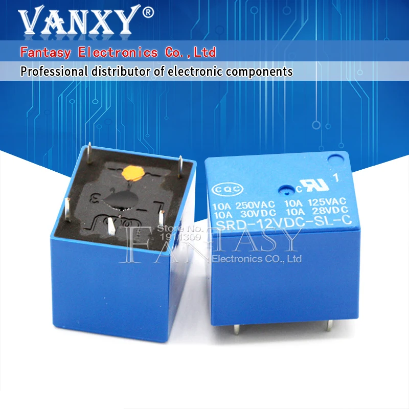 5 шт. реле SRD 03 05 09 06 24 12VDC SL C 5PINS 3V 5V 9V 6V 24V 12V высокого качества|Интегральные схемы| |