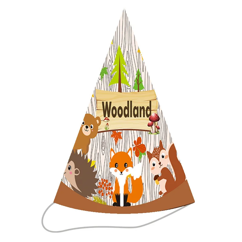 Лидер продаж одноразовый набор для дня рождения с лесными животными лисой