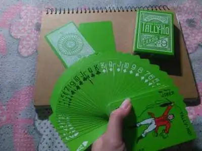 Ату обратный Прекрасный Игральные карты круг обратно красочные палубе Ellusionist