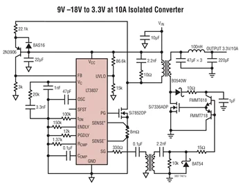 LT3837EFE LT3837IFE LT3837 - Isolated No-Opto Synchronous Flyback Controller | Электронные компоненты и