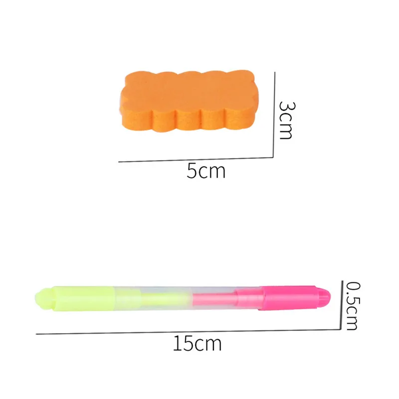 Светодиодная флуоресцентная доска для письма люминесцентная мигающая блокнот