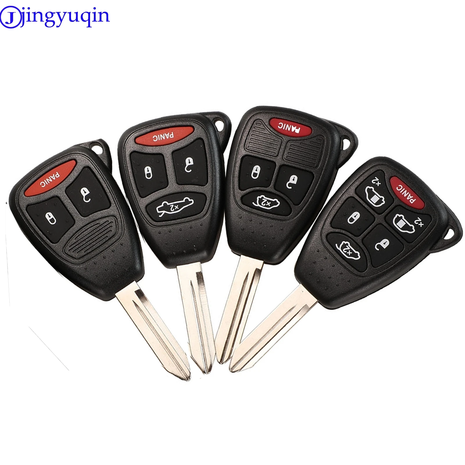 Jingyuqin 2/3/4 B дистанционного ключа автомобиля чехол Обложка для Chrysler 300 ОСИНЫ Dodge Dakota