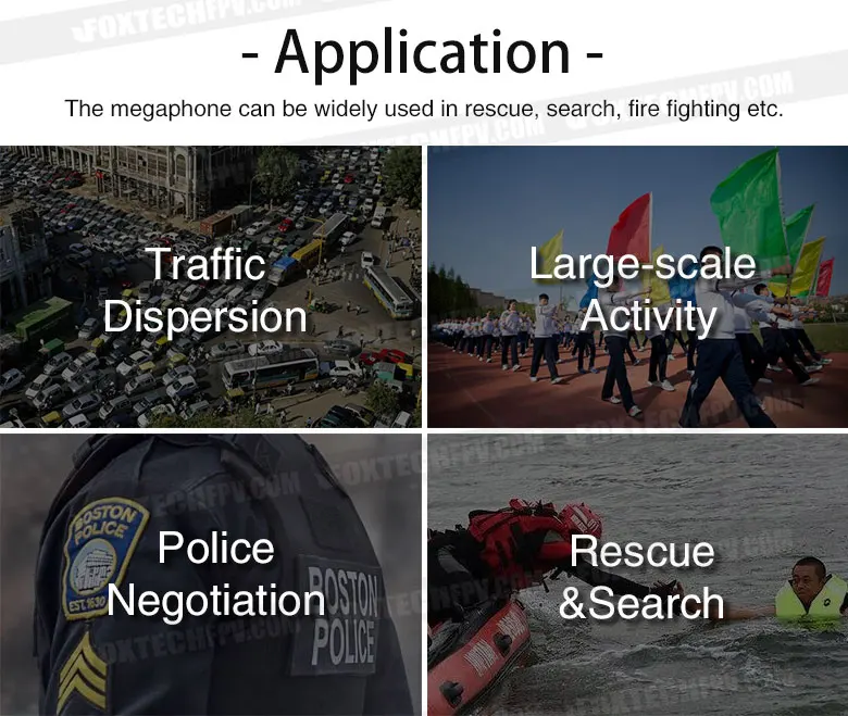 

M11 Wireless drone megaphone loudspeaker for DJI Phantom and Mavic 2 UAV