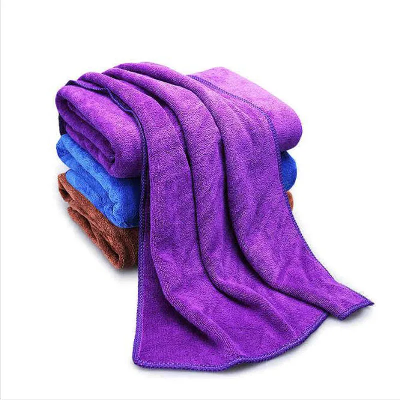 2pcs Microfibre Cleaning Auto Soft Cloth Washing Towel Duster 70*30cm hairdresser Car Home Micro fiber Towels |