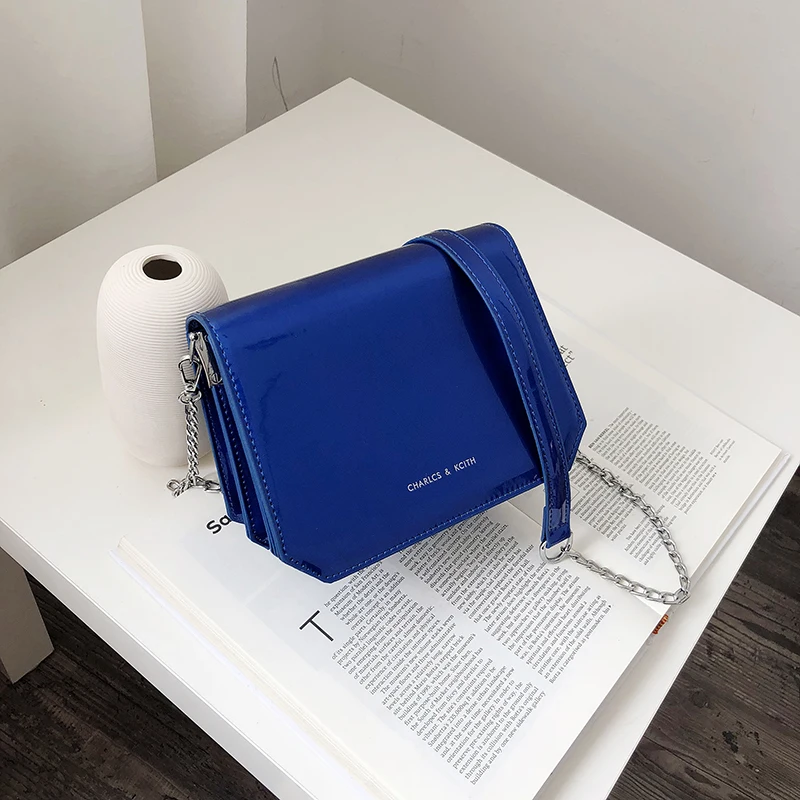 Женская сумка через плечо новинка 2019 изысканная женская мессенджер с голубым