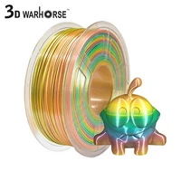 silk rainbow pla filament shiny colorful dimensional accuracy 0 02 mm for 3d printer 1 kg spool 1 75 mm printing material