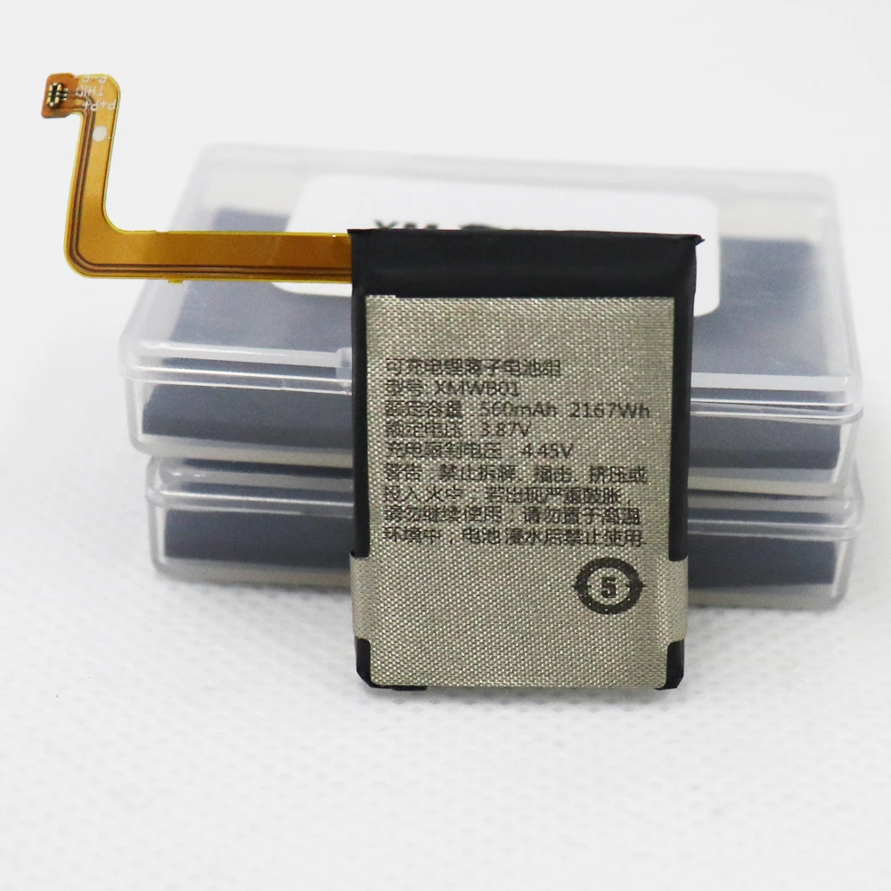 5 шт./лот 3,87 в 560 мАч аккумулятор для умных часов XMWB01
