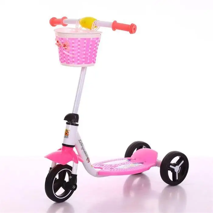 Детский самокат на открытом воздухе с 3 колесами спереди 65 72 см/25 6 28 дюйма как