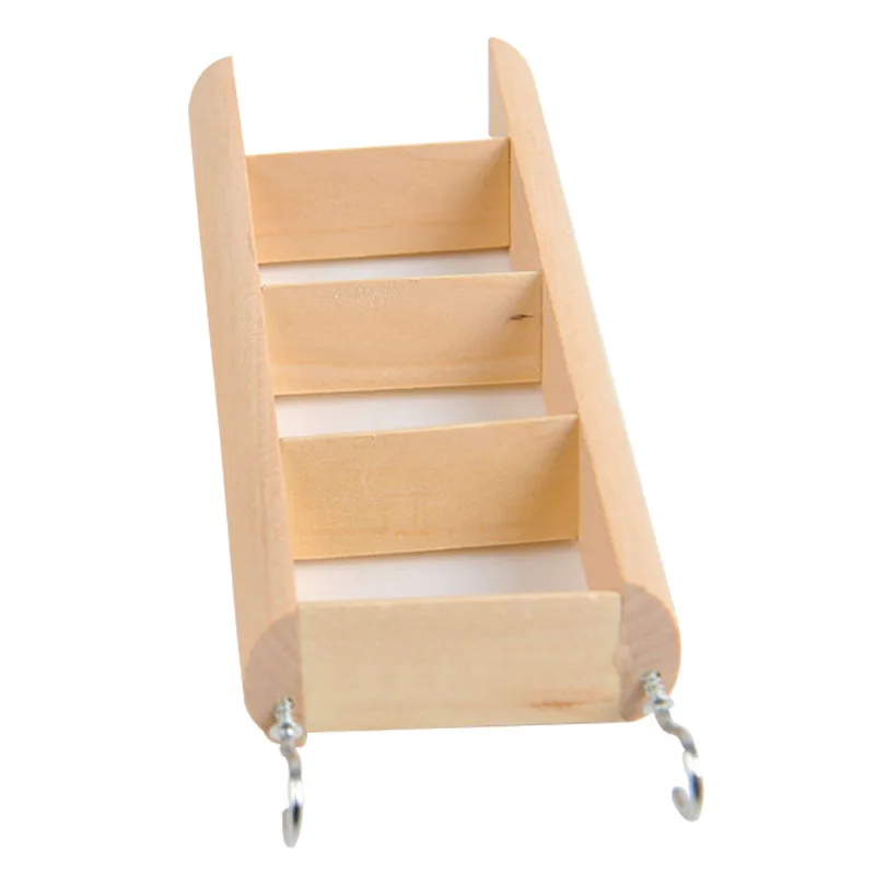 

Wooden Climbing Ladder Hamster Guinea Pig Mouse Playing Climbing Toy Pet Cage Ornament