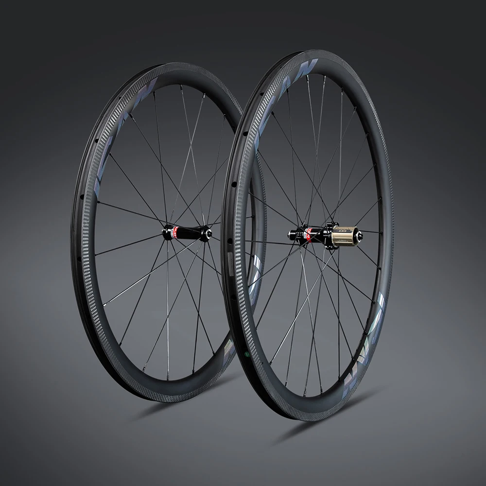 ICAN 700C Carbon T800 супер светильник колеса 50C Clincher бескамерные Готовые с 3K Twill V тормоза