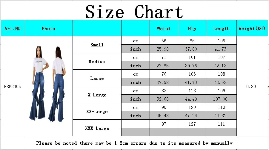 

Fashion Flared Jeans Summer Women's Denim Trousers Super Stretch Jeans High Waist 3XL Size Jeans Ripped Stitching Wide-leg Pants