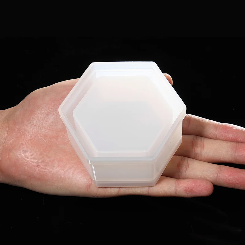 1 шт. Новые прозрачные силиконовые шестигранные ювелирные изделия ожерелье