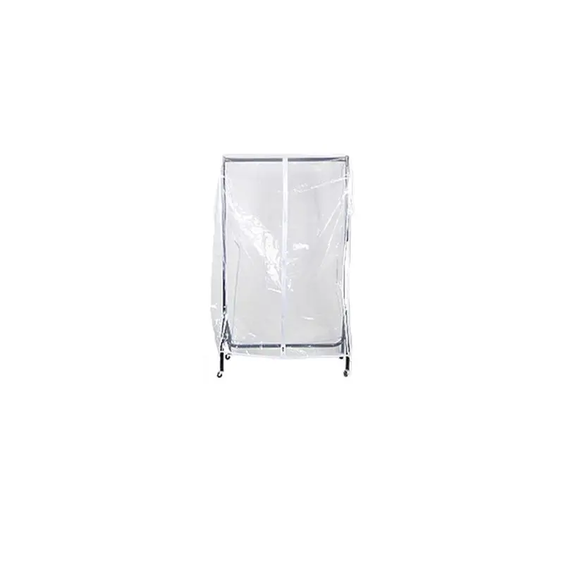 

Clear Waterproof Dustproof Zip Clothes Rail Cover Clothing Rack Cover Protector Bag Hanging Garment Suit Coat Storage Display