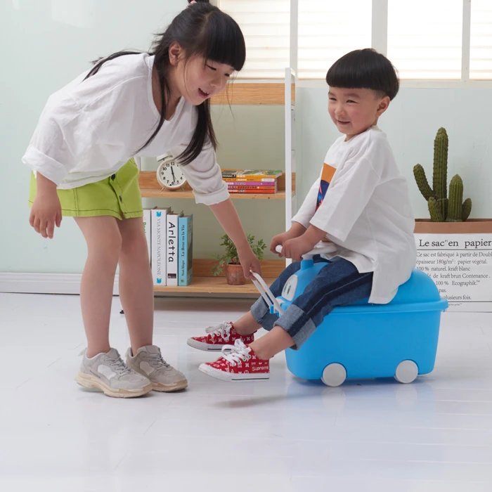 Детская большая коробка для игрушек ящик пластиковых хранилище малышей