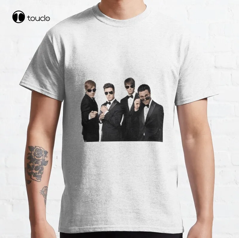 

New Big Time Rush Sticker Classic T-Shirt Cotton Tee Shirt S-5XL Unisex