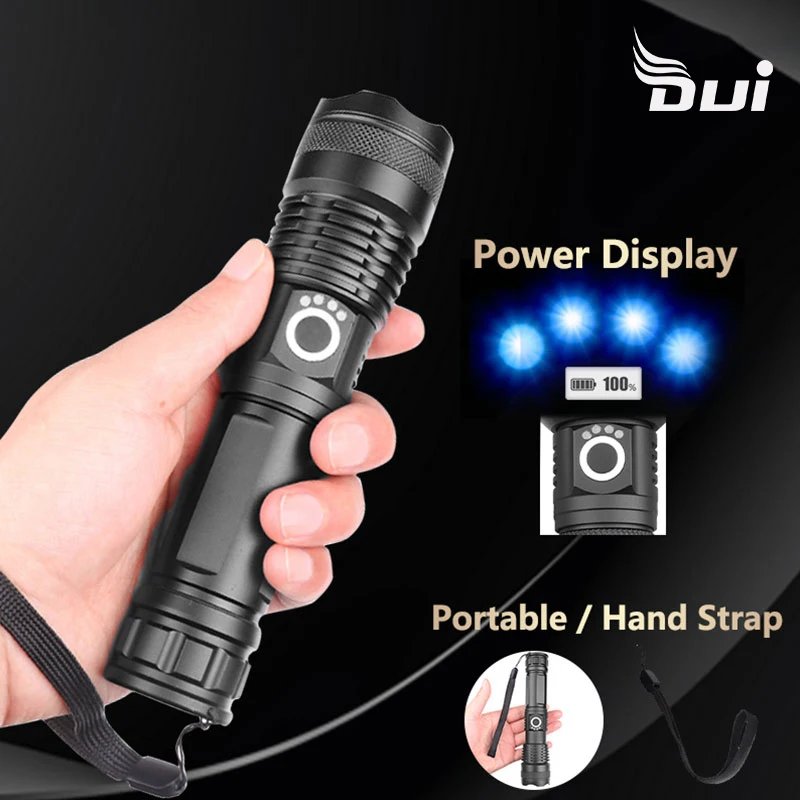 DUI Водонепроницаемый мини портативный фонарь рабочая Светодиодная лампа USB
