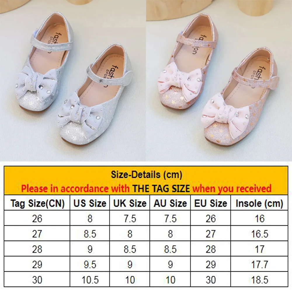Туфли детские кожаные с бабочками блестками звездами бантиками для девочек |