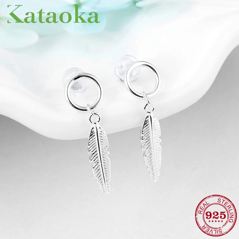 Женские серьги-капли из стерлингового серебра 925 пробы высокого качества с