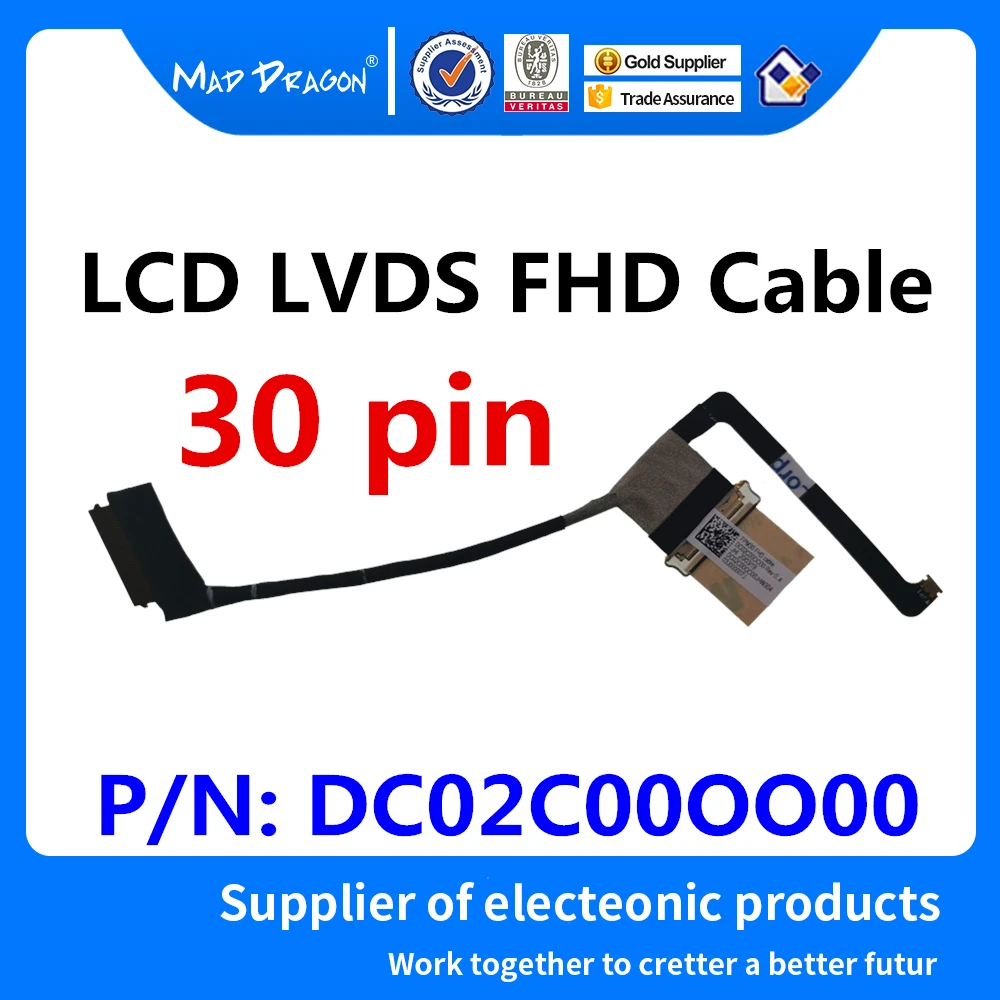 

New original Laptop LCD LVDS Cable LCD EDP Video Cable For FPM30 LXD FHD Cable 1920*1080 DC02C00OO00