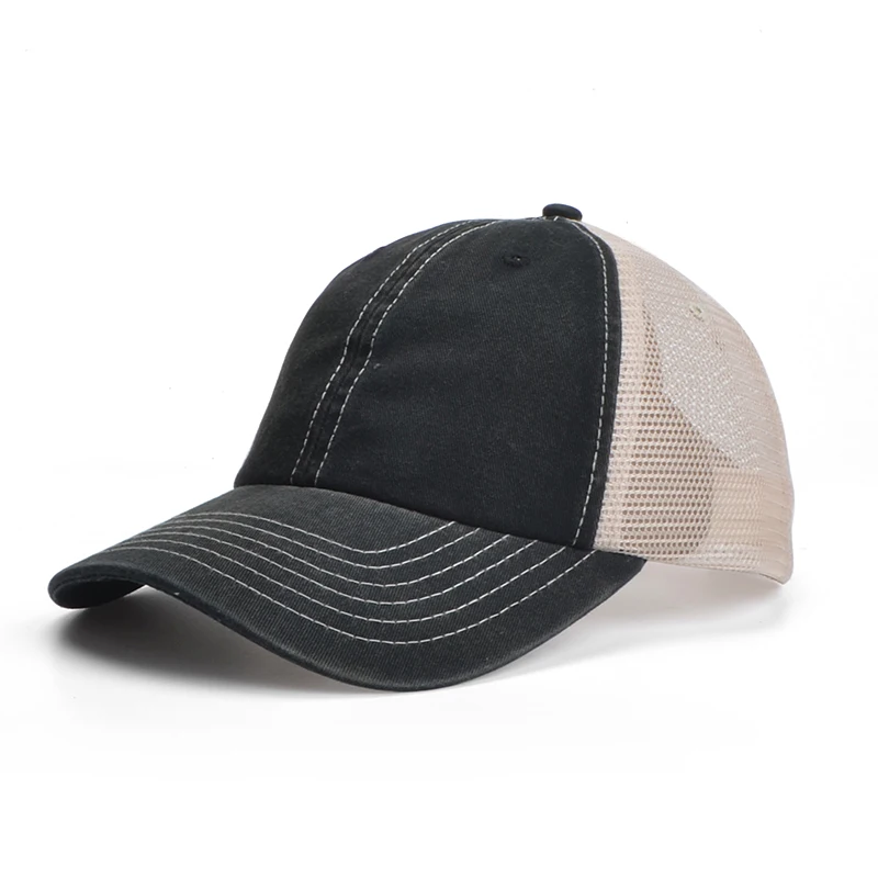 Connectyle Мужская винтажная модная сетчатая Кепка тракер Регулируемая летняя кепка
