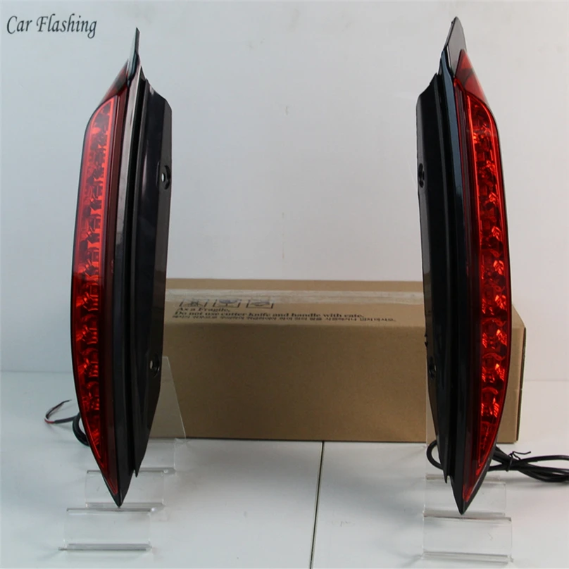 Car Flashing 2PCS For Ford Everest 2016 2017 2018 2019 LED Tail Light Rear Bumper Brake Lamp | Автомобильные фары