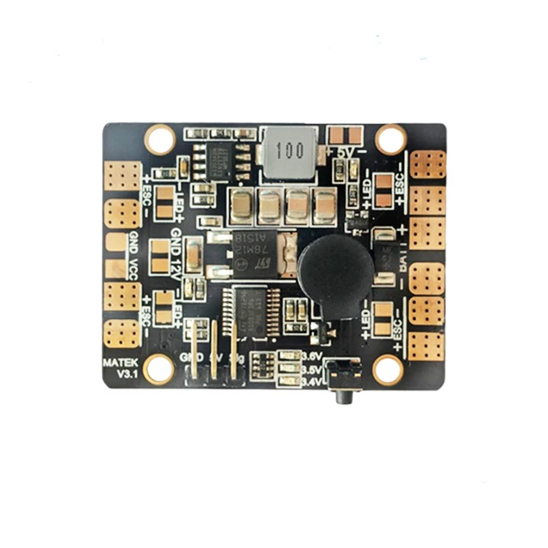 

Концентратор 30,5 мм 5 в 1 V3 Dual 5V 12V BEC светодиодный Controller/потерянный самолет Finder/ Low Voltage Alarm/ PDB для гоночных дронов RC FPV Freestyle