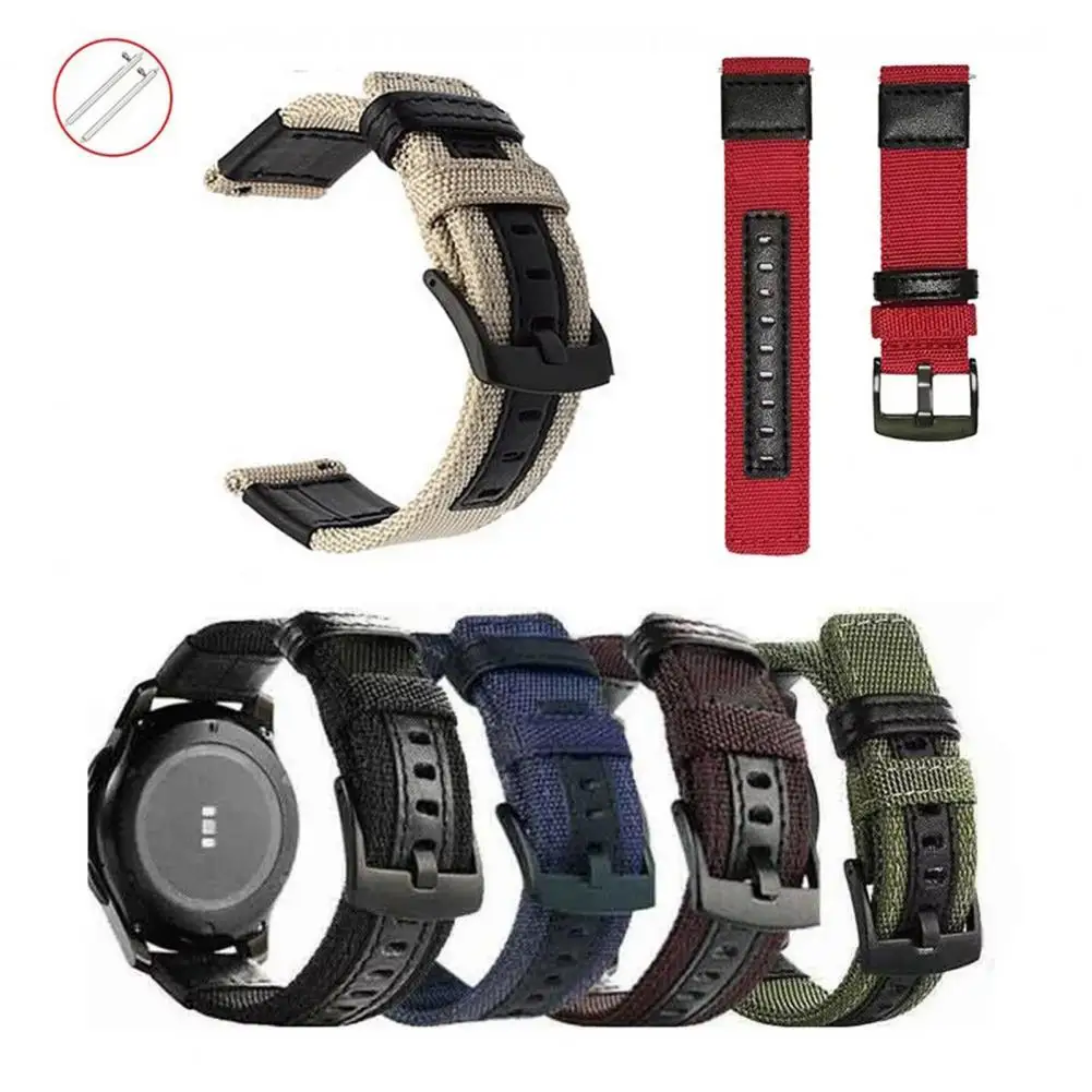 

20/22mm Nylon Woven Watch Band Wristband Wrist Strap Replacement wristband for Samsung S3 Wearable Devices Smart Accessories