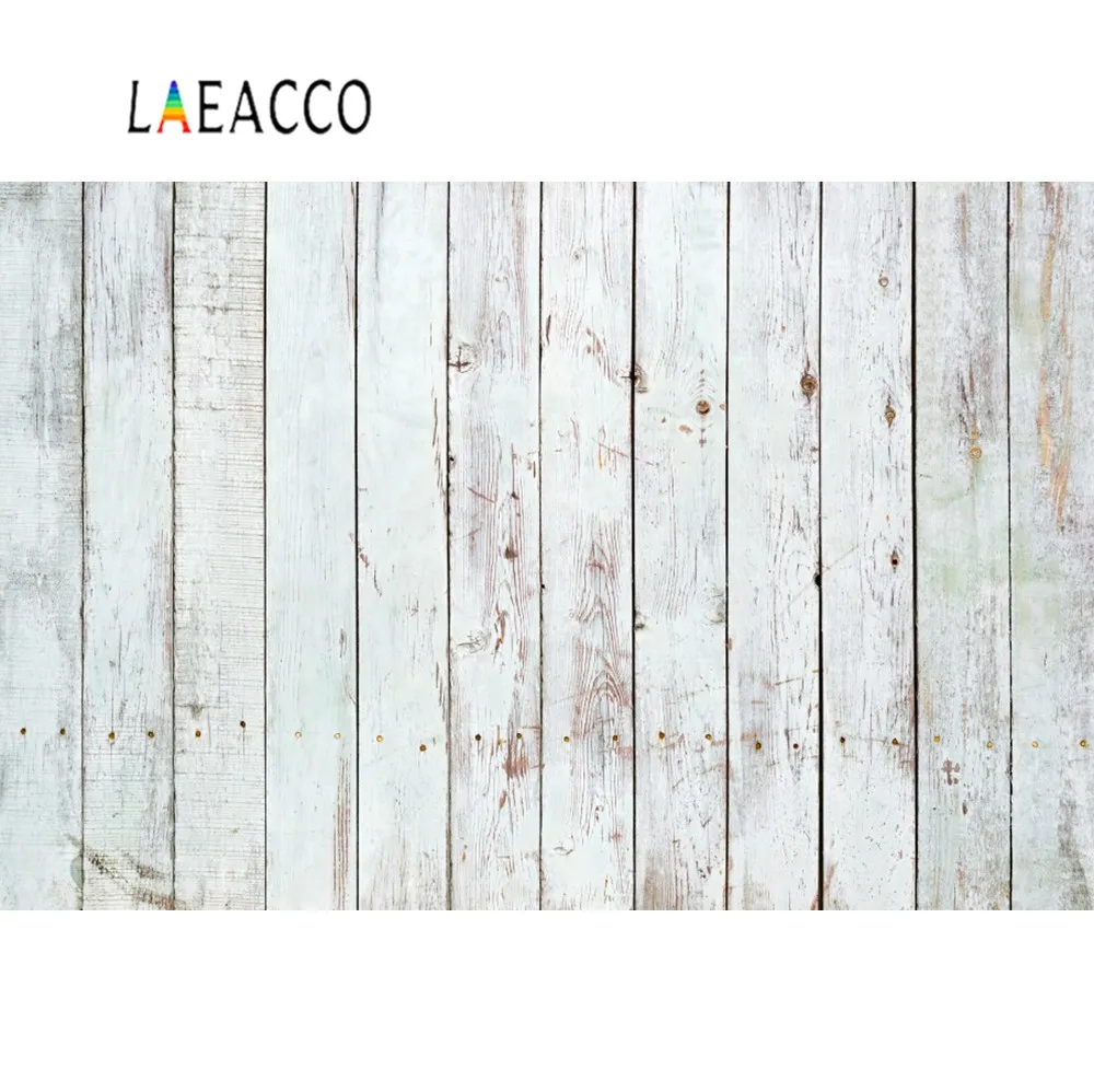 Laeacco серые белые деревянные доски очищенная текстура ПЭТ кукла Портретные Фото