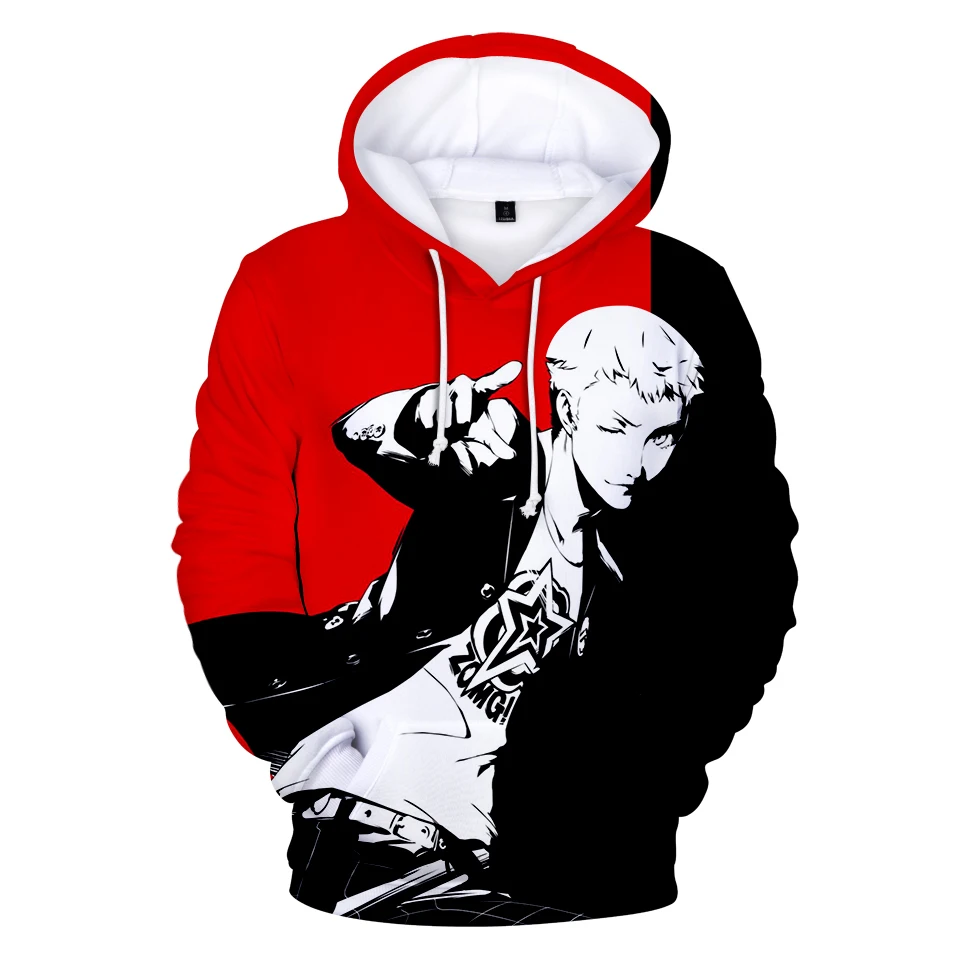 

2020 New Fashion 3D Persona5 Hoodies Men/Women High Quality Hip Hop Young People Anime Hoodie Hot Game Cool Persona5 Sweatshirts