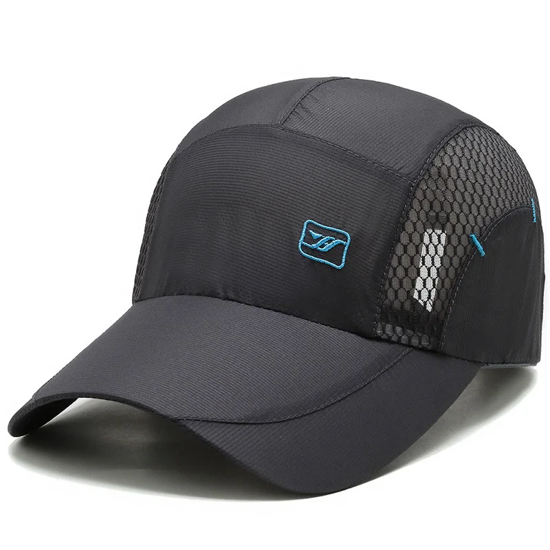 

2021 New Summer Outdoor Sun Hats Quick Dry Waterproof Golf Fishing Cap Adjustable Unisex Baseball Caps Dad Hats Trucker Cap