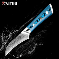 xituo 3 5 inch fruit knife household damascus stainless steel melons and fruits knife multifunctional peeling dedicated knives