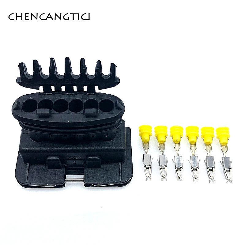 Follow me 2 комплекта Tyco AMP 2/3/4/5/6 pin/способ водонепроницаемый разъем провода 282189-1 282191-1 282192-1 282193-1 282767-2 - Цвет: Follow me