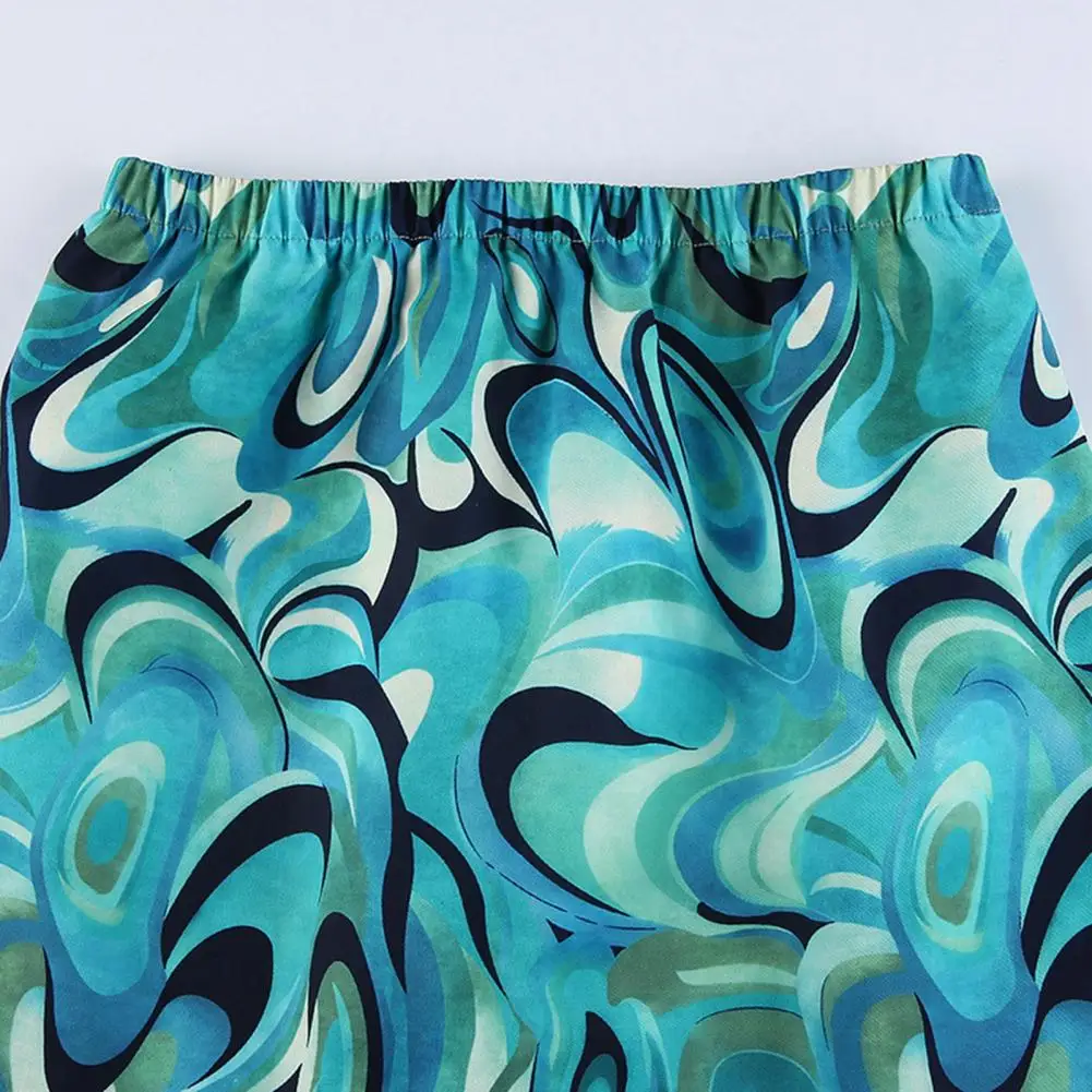 

Bodycon Short Mini Skirt Printed Casual High Waist Skirt Split Side Pencil Skirts Womens Vintage Wholesale