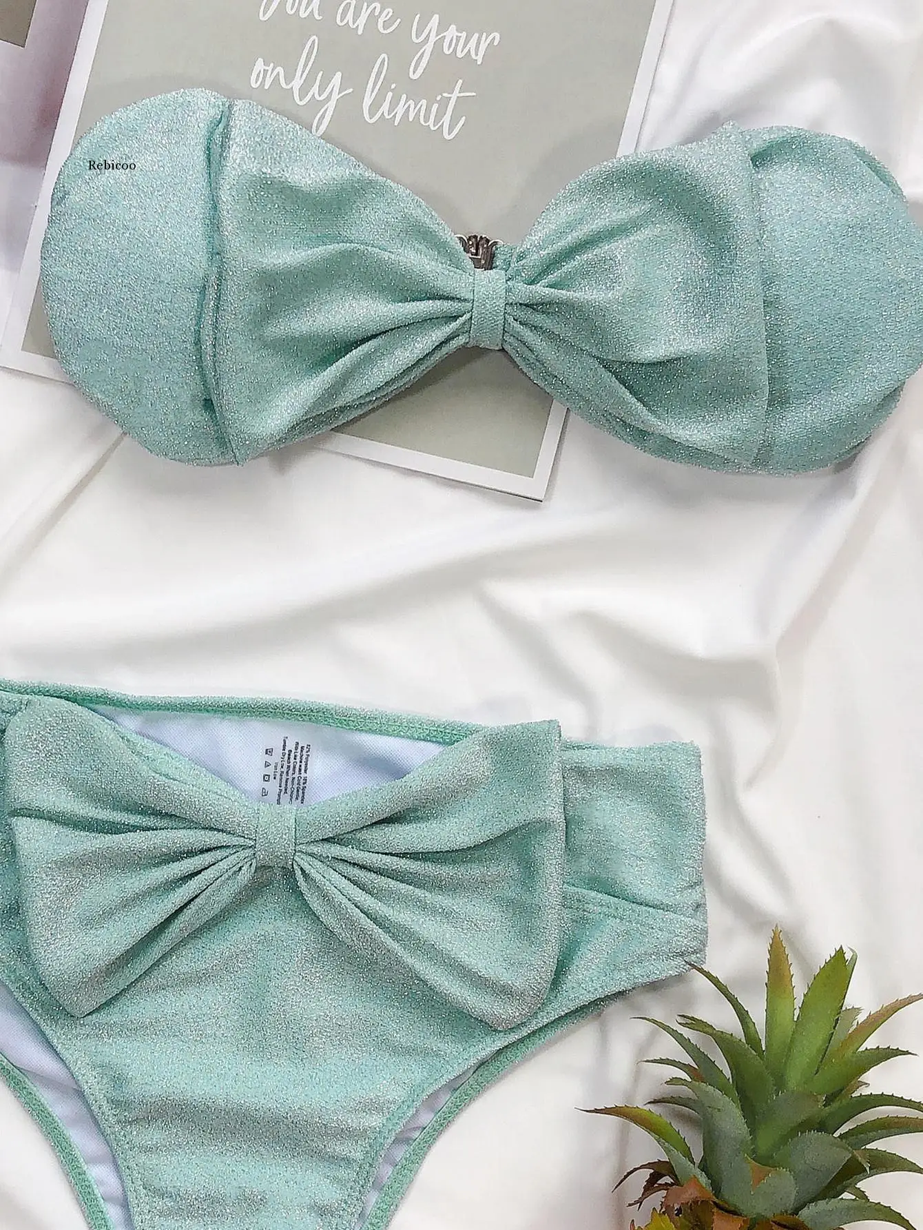 

High Waist Bikinis 2021 Sexy Women Swimsuit Solid Swimwear Female Thong Brazilian Bikini Set Biquini Bathing Suit