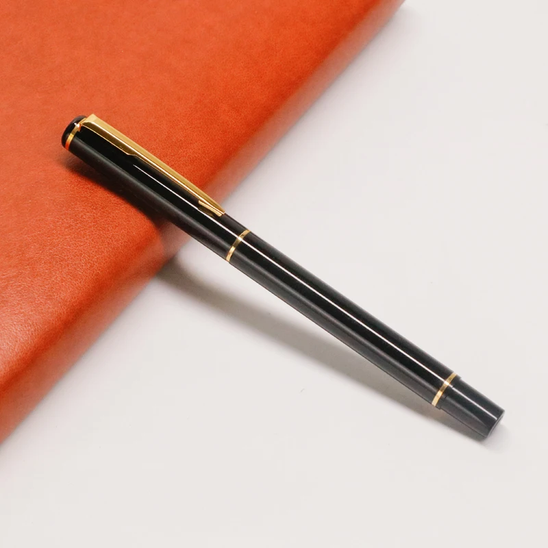 Шариковая ручка 0 5 мм с золотым зажимом черные чернила металл ручки для подписи |