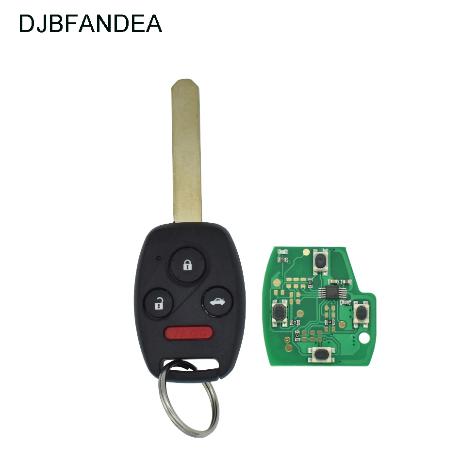 DJBFANDEA 4 кнопки 313 8 МГц Автомобильный Дистанционный брелок без ключа для Honda Accord 2003